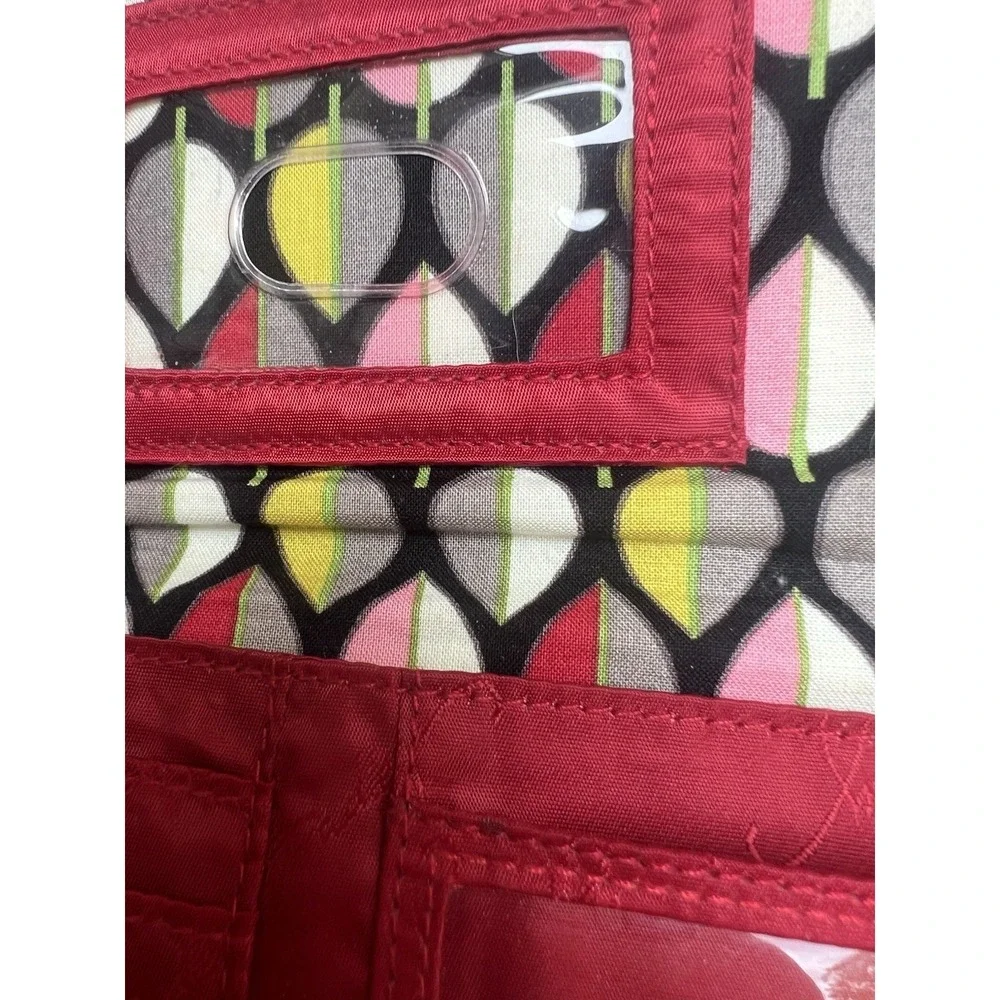 Vera Bradley RFID Georgia Wallet in Cardinal Red - Trifold - Picture 14 of 14